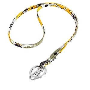 NWT Vera Bradley lanyard “Go Wild” pattern